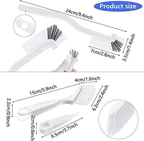 Patelai 4 Pcs Cleaning Brush Sets Small Scrub Household Use - Image 2