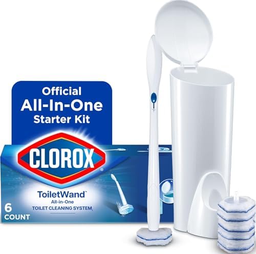 Clorox ToiletWand Toilet Cleaning Starter Kit, 1 Kit by Clorox