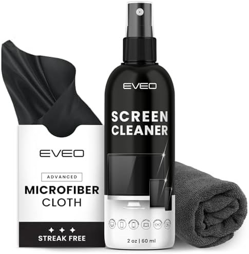Screen Cleaner Spray and Wipe by EVEO