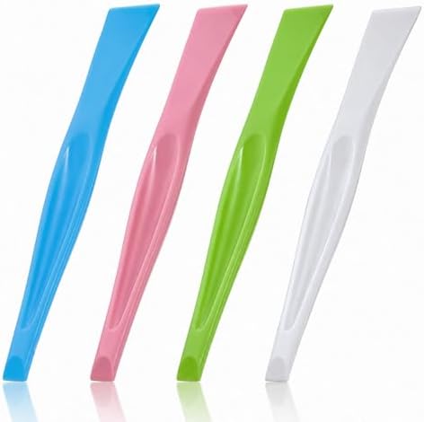 4 Pcs Multipurpose Plastic Cleaning Scraper No-Scratch Sticker & Label Remover by Unknown