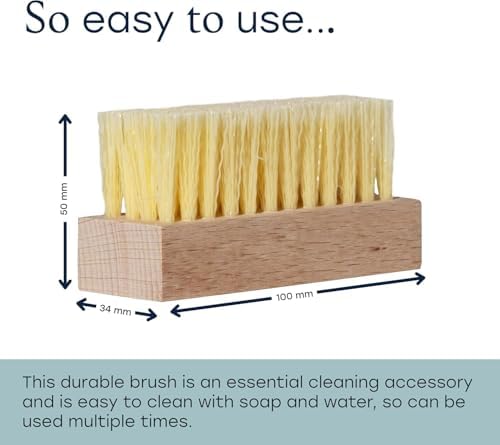Fabricoat Brush Combo, Angled 60mm / 2.5in Paint Brush and Cleaning Brush - Image 3