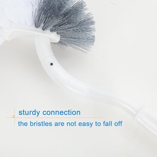 2 Pack Curved Toilet Bowl Brush Without Holder - Image 6