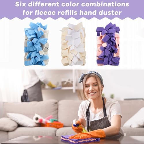 3 Pcs Reusable Duster Refills Washable Pads, Classic Color - Image 5