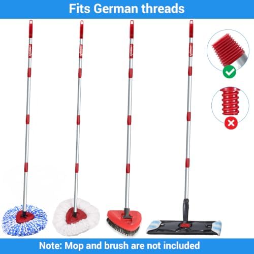 Spin Mop Replacement Handle for Ocedar EasyWring/RinseClean/H2Pro Flat Mop - Image 3