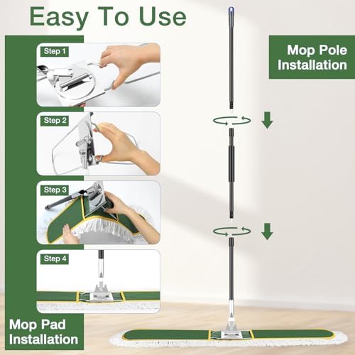 48" Commercial Dust Mop for Floor Cleaning - Image 7