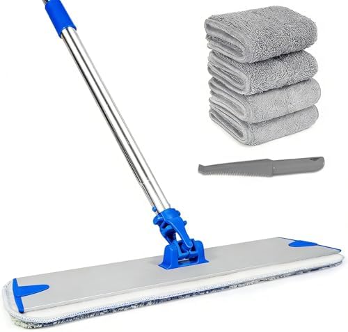 18" Professional Microfiber Mop, Flat Mop by TORVA