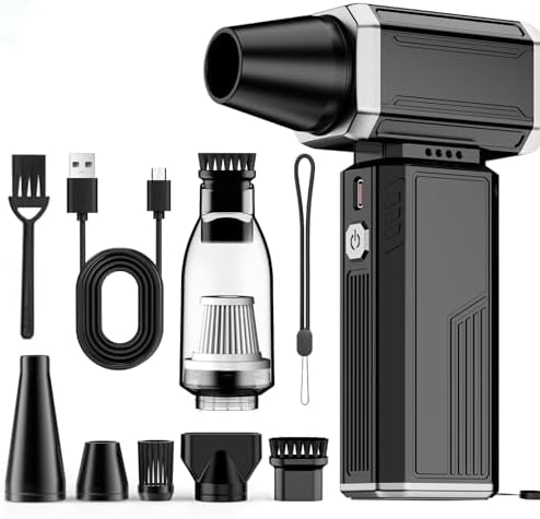 Electric Air Duster, Mini Vacuum Cleaner by Santiway