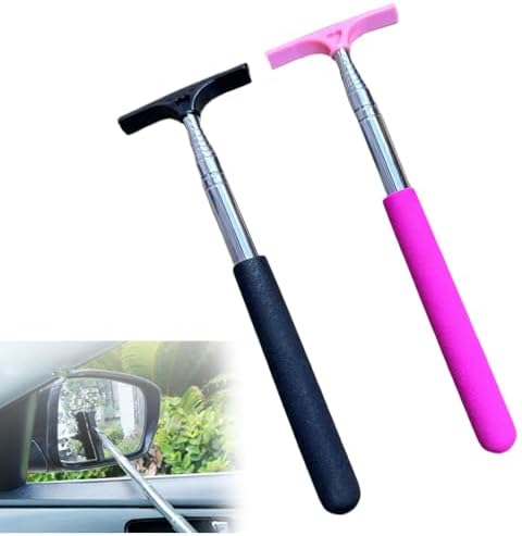2 Pack Side Mirror Squeegee, Portable Car Cleaning Tool Car Rearview Mirror by ZWZCYZ