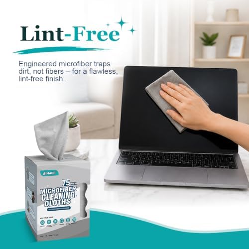 UNIMADE Microfiber Cleaning Cloth, 75 Sheets Microfiber Towels - Image 4