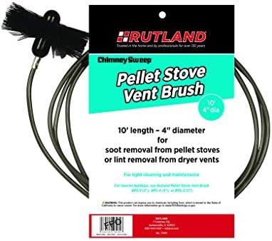 Rutland 4-Inch Pellet Stove/Dryer Vent Brush by RutlandProducts