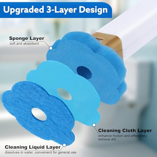 wlich Disposable Toilet Brush Set - Image 2