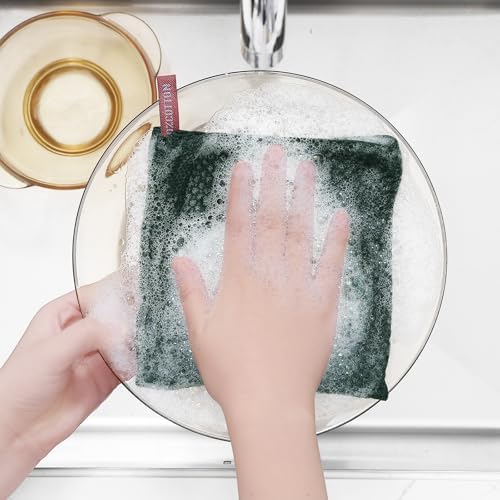 Homaxy 100% Cotton Waffle Weave Kitchen Dish Cloths 15-Pack - Image 4