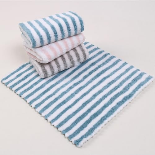 3pcs Striped Coral Microfiber Dish Washing Cloth - Image 6