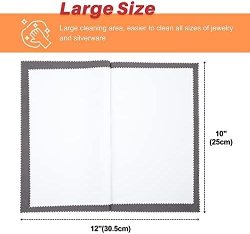 CATIFLIN 3 Pack Silver Polishing Cloth - Image 4