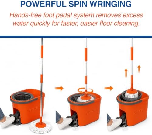 Macromax 10L Spin Mop and Bucket Set - Image 2