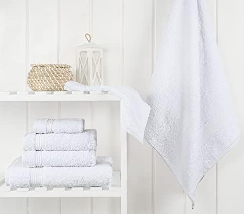 Cotton Paradise 100% Cotton Turkish Towel Set, Soft Absorbent Quick Dry - Image 3