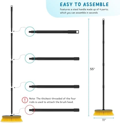 Car Wash Brush with Long Handle - Image 6