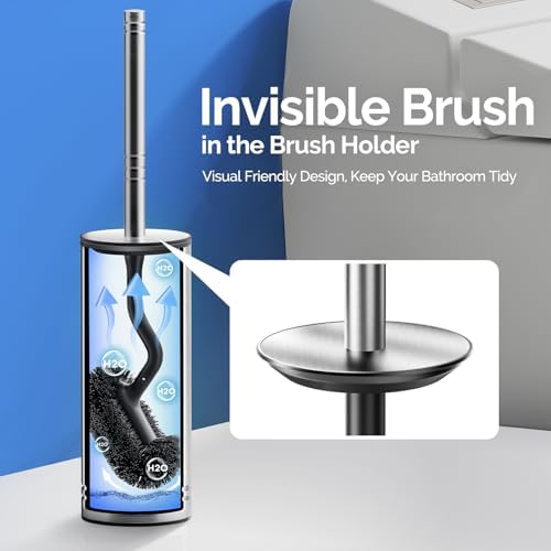 HAMITOR Toilet Brush and Holder Set - Image 4
