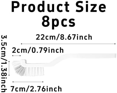 8PCS Kitchen Cleaning Brush, Right Angle Scrub Brushes - Image 2