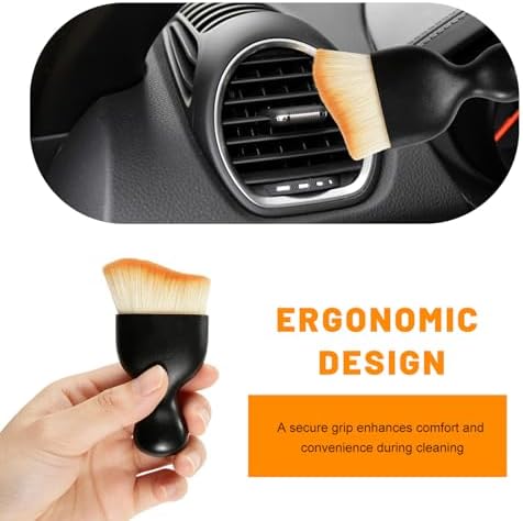 5PCS Car Detailing Brush Kit, Auto Cleaning Kit Includes 2 Vent Cleaners & 3 - Image 4