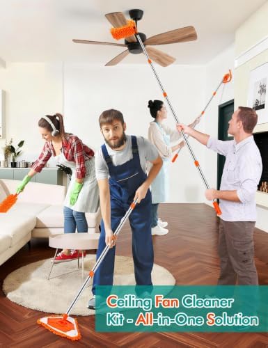 Ceiling Fan Cleaner Duster Kit, 4-in-1 - Image 3