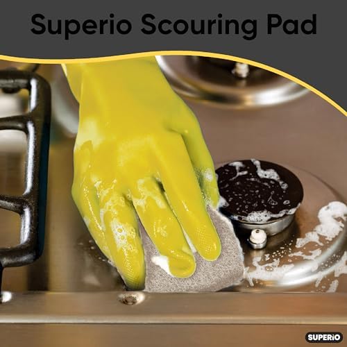 Natural Scouring Pad Non-Scratch Sisal Plant Based Scrubber Cleaning Scrub Pads - Image 6