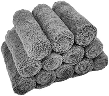 Kyapoo Baby Washcloths 12 Pack 12x12 Inches Microfiber Coral Fleece Extra - Image 5