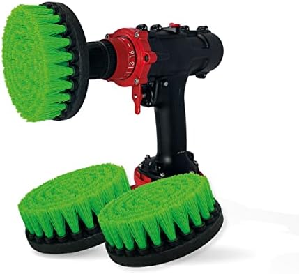 Premium Drill Brush Professional – Medium-Stiff 5 in Green Set of 3 | - Image 5