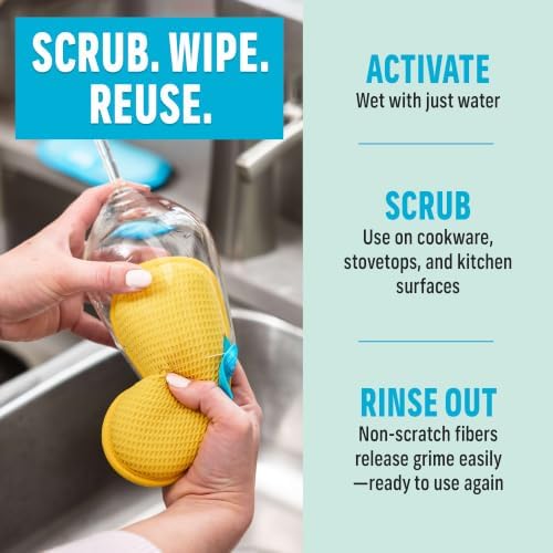 E-Cloth Washing Up Scrub Pad Sponge - Image 6