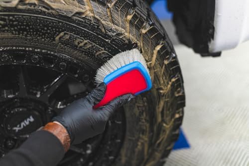 Detail Factory - ProGrip XL Tire Brush - Ergonomic ProGrip Handle - Stiff - Image 4