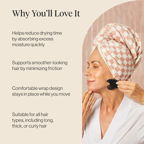 Kitsch XL Microfiber Hair Towel Wrap - Image 5