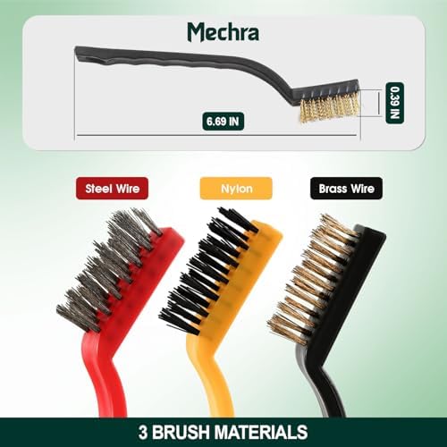 3-in-1 Wire Brush Set – Steel, Brass & Nylon Brushes - Image 2