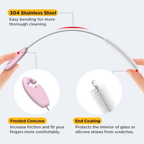 Straw Cleaner Brush Set, 4-in-1 - Image 4