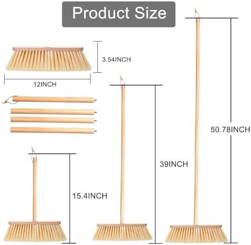 Wood Handle Household Broom - Image 2