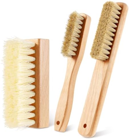 3 Pcs Wood Laundry Stain Brush Stain Remover Brushes by ZJoey