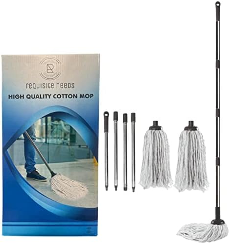 Requisite Needs Long Cotton Floor mop – Looped String mop by REQUISITE+NEEDS