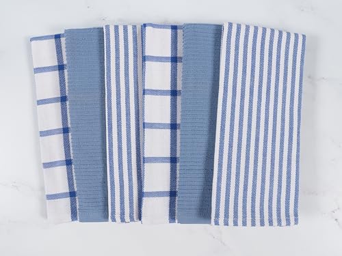 KAF Home Premium Kitchen Towels, Large 100% Cotton, Flat & Terry Absorbent Dish - Image 3