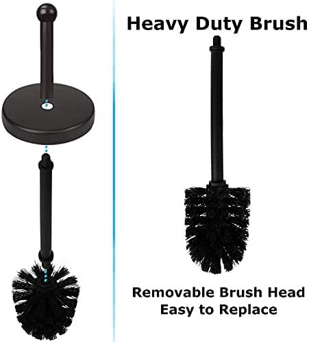 Blue Donuts Toilet Brush and Holder - Image 5