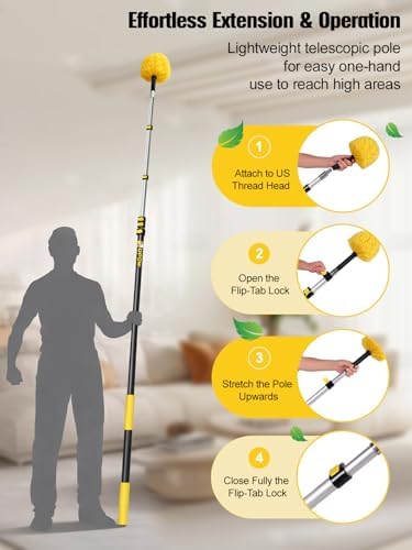 30ft High Reach Cobweb Duster - Image 6