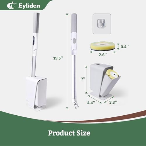 Eyliden Disposable Toilet Brush Set, Wand - Image 2