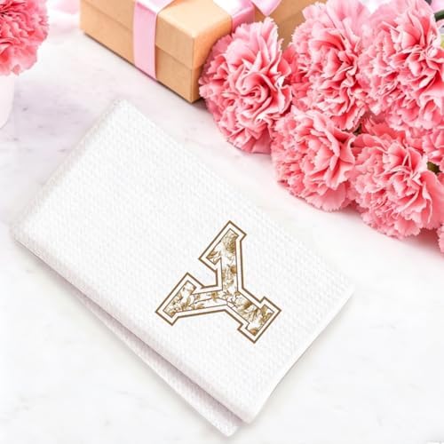 Chinoiserie Initial Kitchen Towels, Personalized Kitchen Towels, Personalized - Image 4