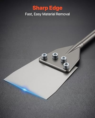 VEVOR SDS Max Floor Scraper, 23.6" x 5.9" Chisel Bit - Image 5