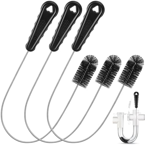 3 Pcs Condensate Trap Flexible Drain Brush, 16 Inch AC Drain Line Cleaning Brush by Gulfmew