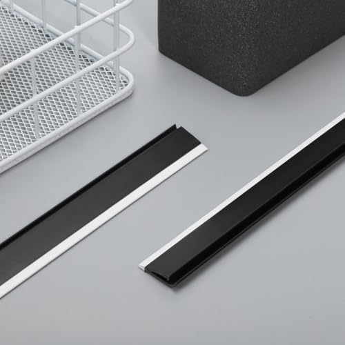 Healeved Dustpan Replacement Edge Strips 2 Pack Dustpan Rubber Lip Insert - Image 2