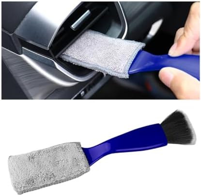 Double Head Car Cleaning Brush, 2 in 1 Auto Detailing Brush by Guilcam