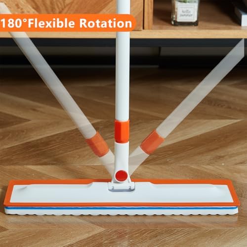Magic Sponge Eraser Mop, 2 Microfiber, 3 Sponge Pad - Image 5