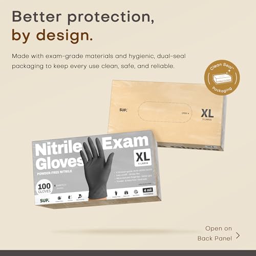 Nitrile+ SUP Exam Plus Gloves, Powder-Free Disposable - Image 5