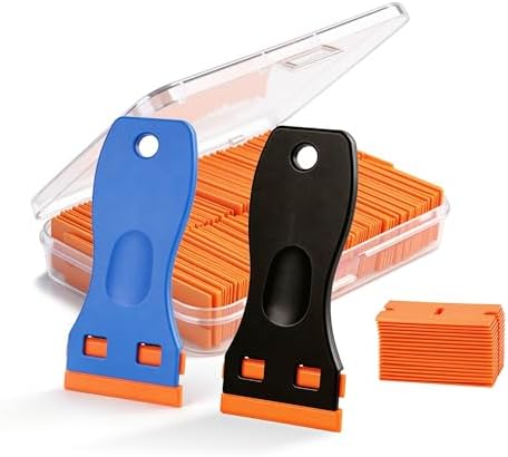 Razor Blade Scraper Tool with Blades, Window Glass Scraper by Unknown