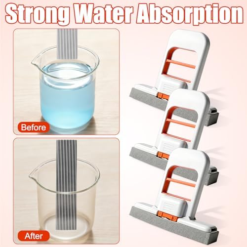 Juome 3Pcs Mini Foldable Desktop Mop - Image 5
