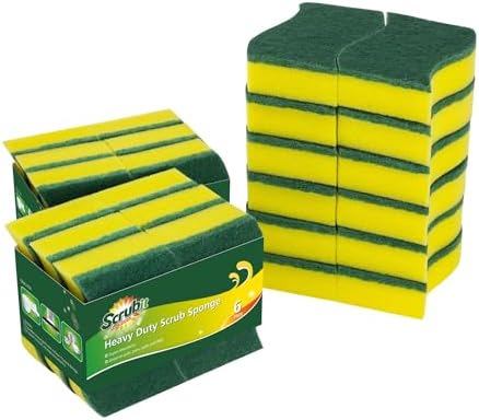 Heavy Duty Scrub Sponges by SCRUBIT – Kitchen Dish, Sink and Bathroom Cleaning by SCRUBIT